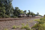 NS 1217 takes a stack train west past MP 116